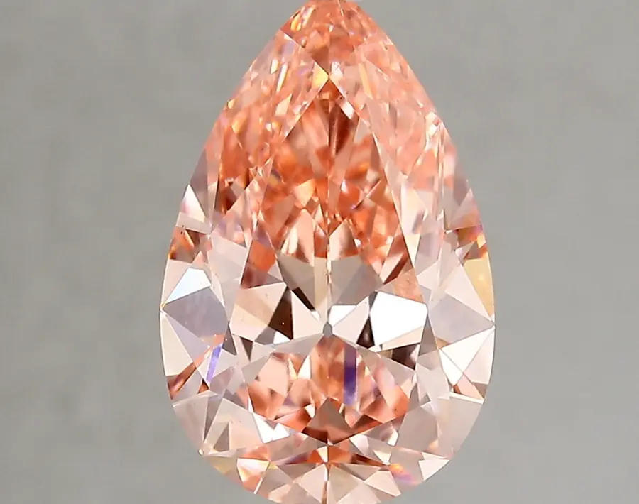 2.78ct FANCY VIVID  PINK VS1 Pear (IGI)