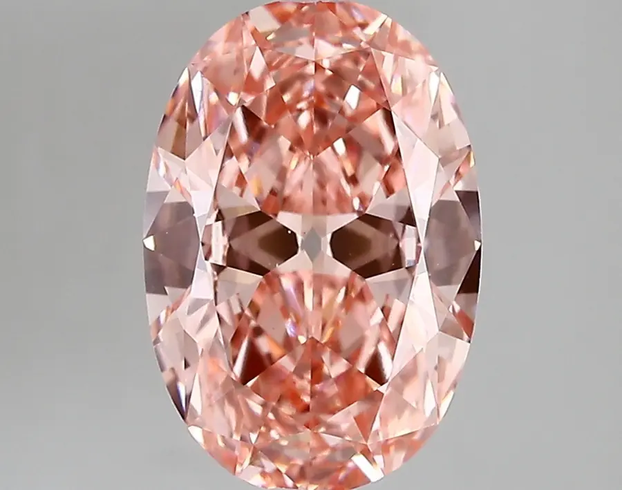 2.33ct FANCY VIVID  PINK VS1 Oval Old Miner (IGI)