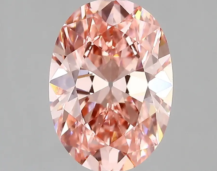 2.22ct FANCY VIVID  PINK VVS2 Oval Old Miner (IGI)