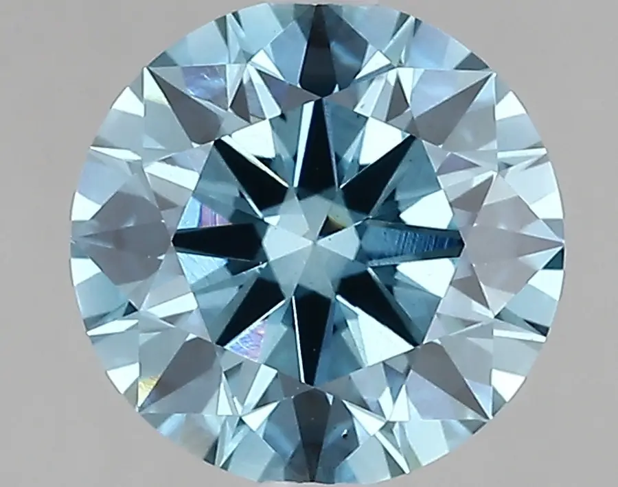 2.07ct FANCY VIVID  BLUE VS1 Round (IGI)