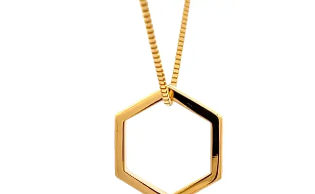 Juliette 22k L’Hexagone Pendant