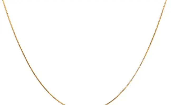 22k Light Box Chain - 18”