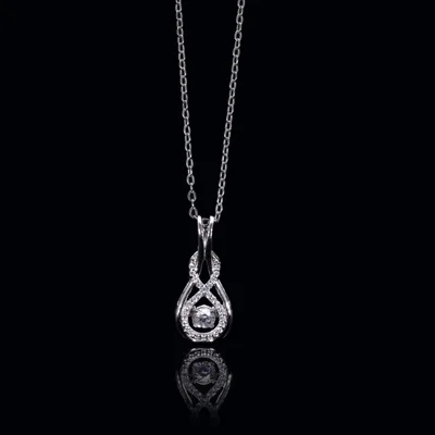 Moissanite Diamond - Yellow Prong Ring