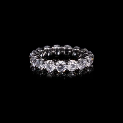Lab Grown Diamond Band |Round Eternity Band
