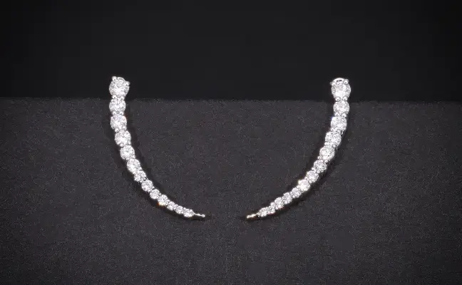 Lab Grown Diamond Eternity Earrings