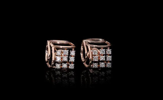 Lab Grown Diamond Square Earrings