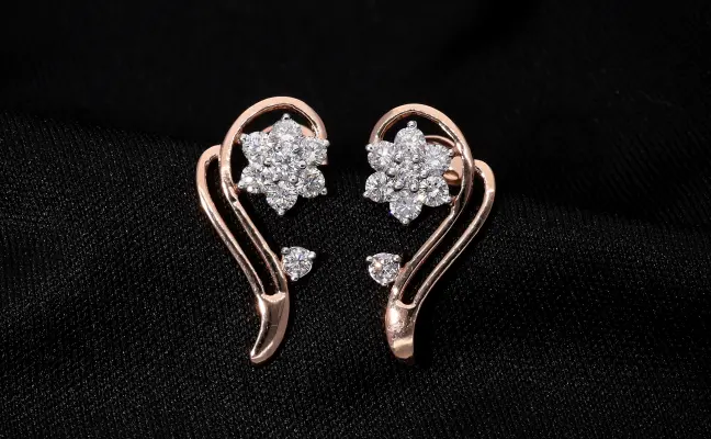 Lab Grown Diamond Love Earrings
