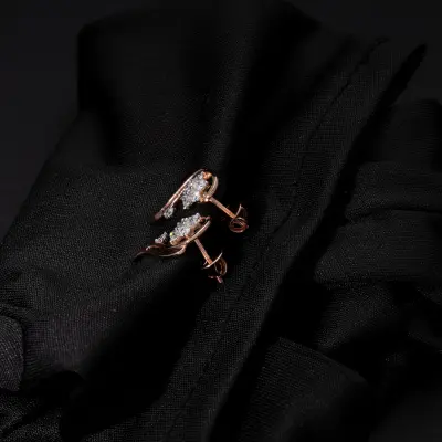 Lab Grown Diamond Love Earrings