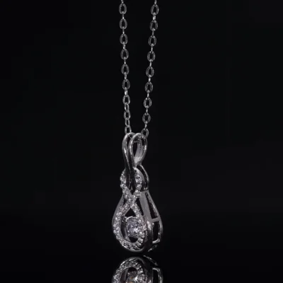 Lab Grown Diamond Infinity Pendant