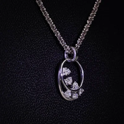 Lab Grown Diamond Celestial Pendant