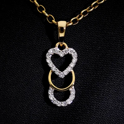 Lab Grown Diamond Heart Pendant