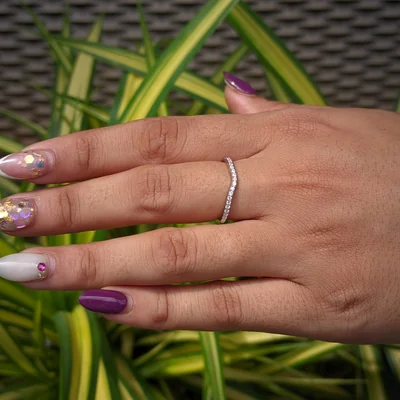 Lab Grown Diamond Wedding Ring for Her