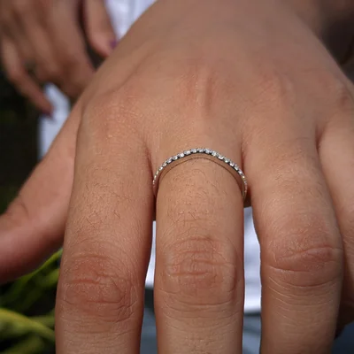 Lab Grown Diamond Wedding Ring for Her