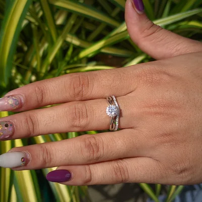 Lab Grown Diamond Wedding Ring for Her