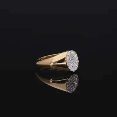 Pave Set Lab Grown Diamond Ring For Her