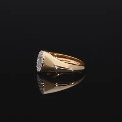 Pave Set Lab Grown Diamond Ring For Her