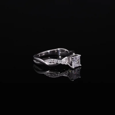 Princess Cut Solitaire Ring for Her
