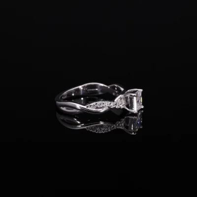 Princess Cut Solitaire Ring for Her