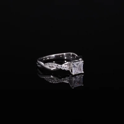 Princess Cut Solitaire Ring for Her