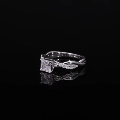 Princess Cut Solitaire Ring for Her