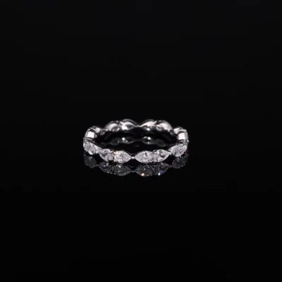 Pear Cut Lab Grown Diamond Eternity Band