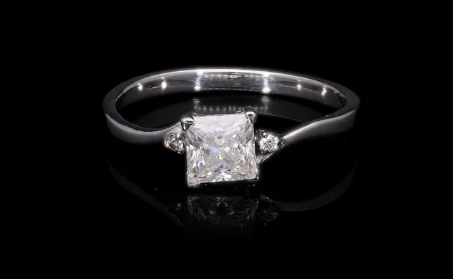 Princess Cut Solitaire Ring
