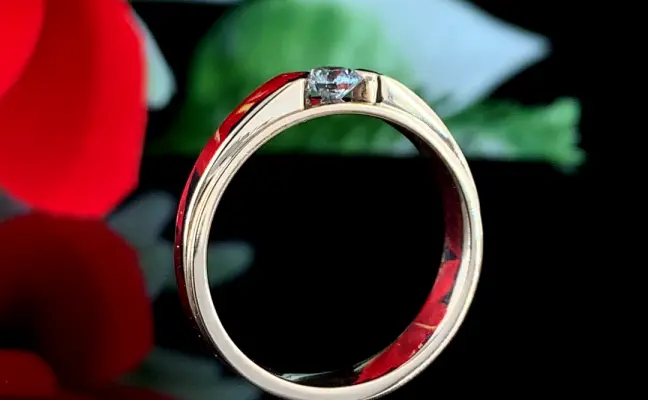 Lab Grown Diamond Iced Out Couple Rings