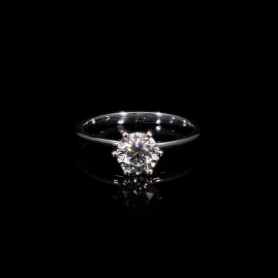 Lab Created Diamond Solitaire Ring