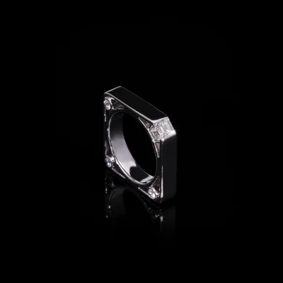 Carre Cut Lab Grown Diamond Ring