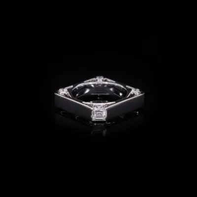 Carre Cut Lab Grown Diamond Ring