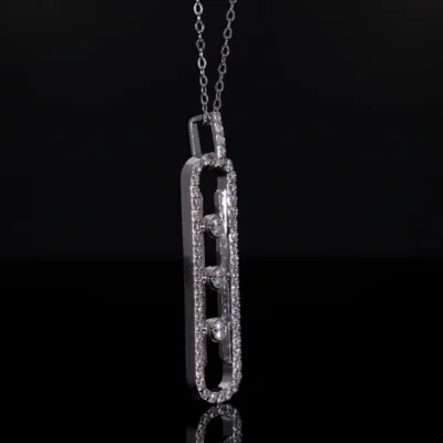 Lab Grown Diamond Twisted Infinity Pendant