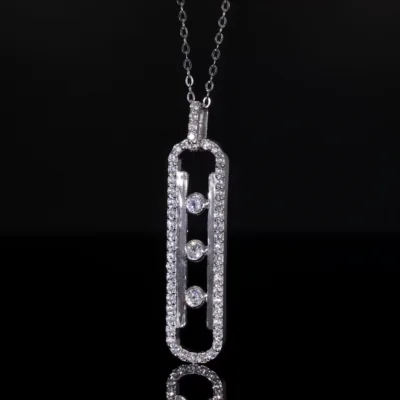 Lab Grown Diamond Twisted Infinity Pendant