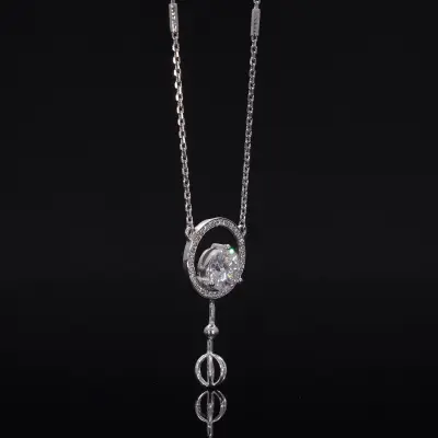 Lab Grown Diamond Round Halo Pendant