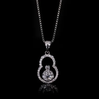 Lab Grown Diamond Snow Man Pendant