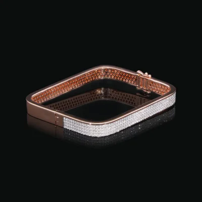 Lab Grown Diamond Square Bracelet