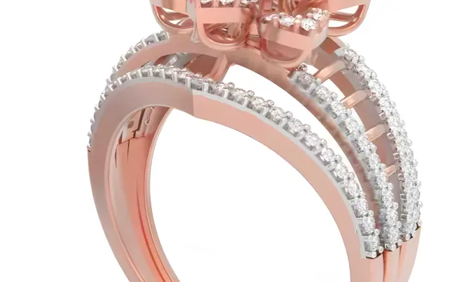 Vaidehi Ring (CI. Zaveri)- 0 0.723 CTW, 127 PCS VS1 CVD Lab Grown Round Diamon Ring