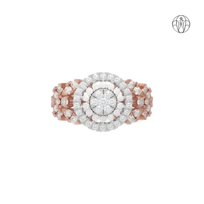 Tanirika Ring (CI. Zaveri)-  0.753 CTW 63 PCS VS1 Lab Grown Round Diamond Ring