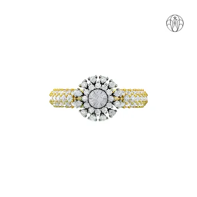 Nandini Ring (CI. Zaveri)- 0.8 CTW 67 PCS VS1 Lab Grown Round Diamond Ring