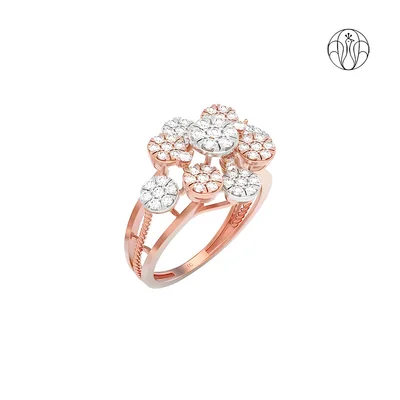 Krishna Ring (CI. Zaveri)- 00.738 CTW 67 PCS VS1 Lab Grown Round Diamond Ring
