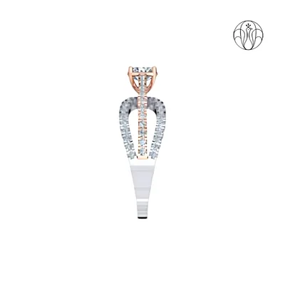 Belle Ring (CI. Zaveri)- 1.17 CTW 67 PCS VS1 Lab Grown Round Diamond Ring