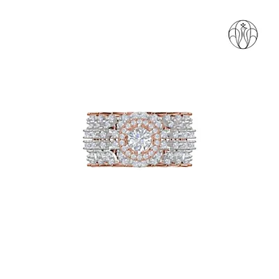 Seraphine Radiance (CI. Zaveri)- 2.62 CTW 83 PCS VS1 Lab Grown Round Diamond High Jewellery Ring