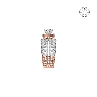 Seraphine Radiance (CI. Zaveri)- 2.62 CTW 83 PCS VS1 Lab Grown Round Diamond High Jewellery Ring