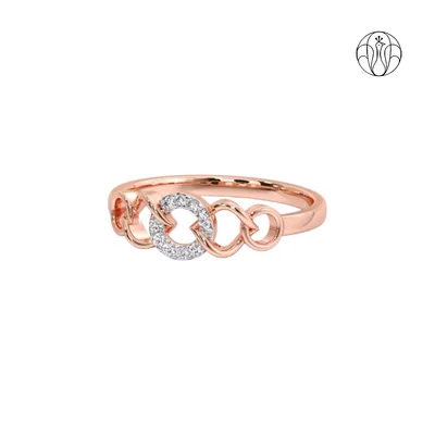 Nayra Ring (CI. Zaveri)-  0.05 CTW 10 PCS VS1 Lab Grown Round Diamond Ring