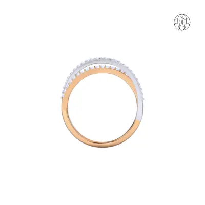 Aarya Ring (CI. Zaveri)- 0.430 CTW 101 PCS VS1 Lab Grown Round Diamond Ring