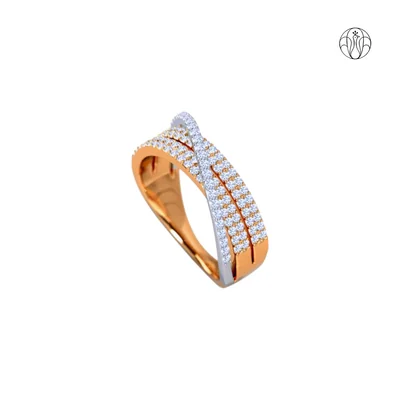 Aarya Ring (CI. Zaveri)- 0.430 CTW 101 PCS VS1 Lab Grown Round Diamond Ring