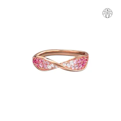 Roselina RIng (CI. Zaveri)- 0.30 CTW 24 PCS VS1 Lab Grown Round Diamond  Ring