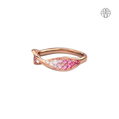Roselina RIng (CI. Zaveri)- 0.30 CTW 24 PCS VS1 Lab Grown Round Diamond  Ring