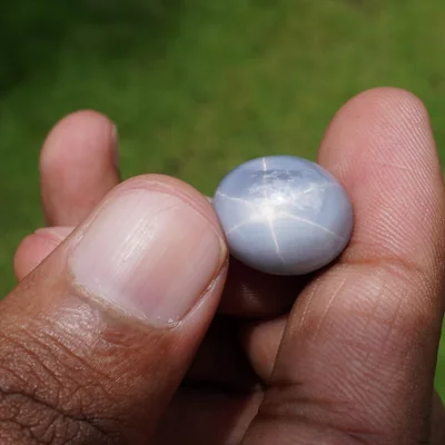 29 ct Gray Star Sapphire