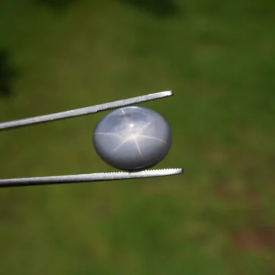 29 ct Gray Star Sapphire