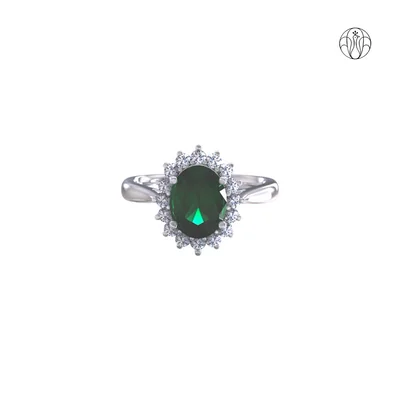 Samaira Ring (CI. Zaveri)- 0.336 CTW 16 PCS VS1 Lab Grown Round Diamond Ring